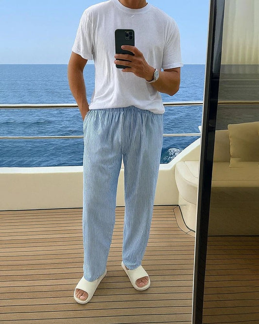 YACHT RIVIERA STRIPED PANTS