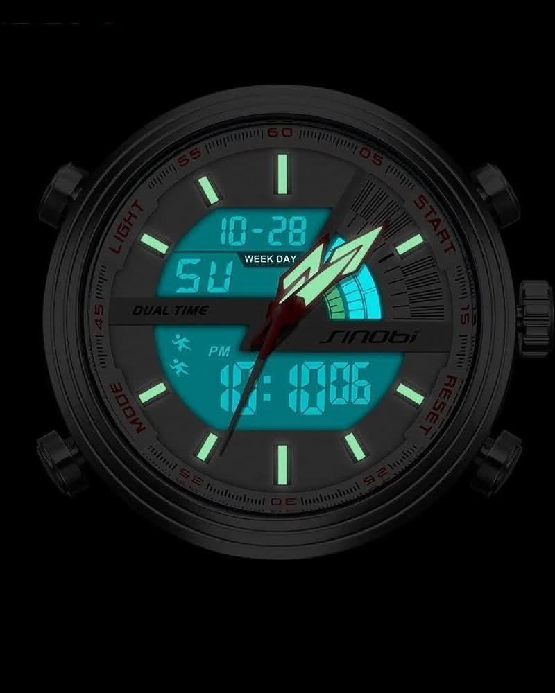 SINOBI F1 LEATHER WATCH (LIMITED EDITION) 45MM