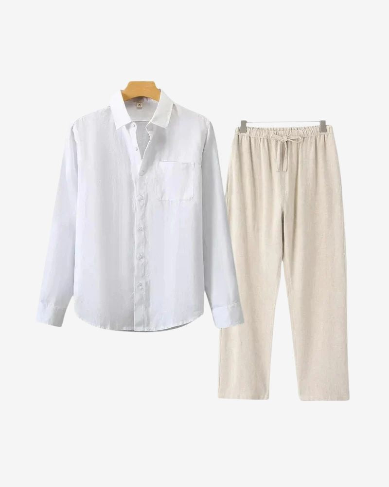 OLD MONEY LINEN SET – LONG SLEEVE