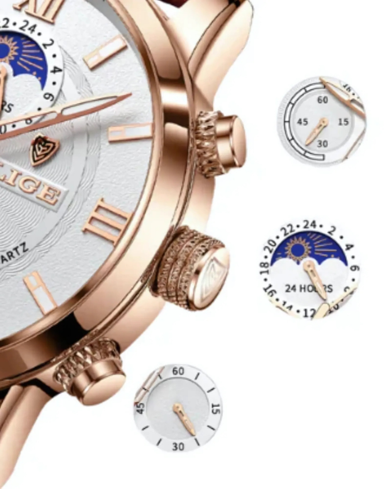 LUGANO CLASSIC WATCH (WATERPROOF) 43MM