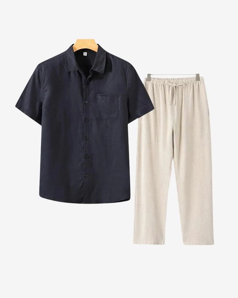 OLD MONEY OUTFIT – LINEN COMBO