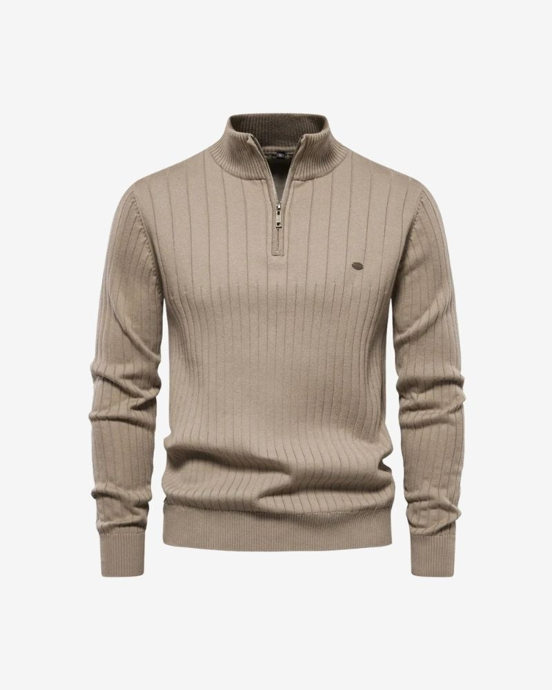 ZIPPER PULLOVER JUMPER