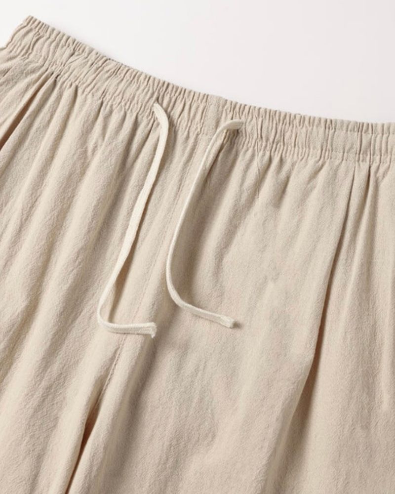 JEJU WIDE LINEN PANTS