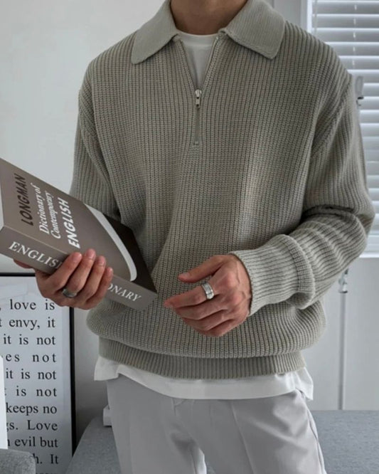 RASON ZIPPED SWEATER