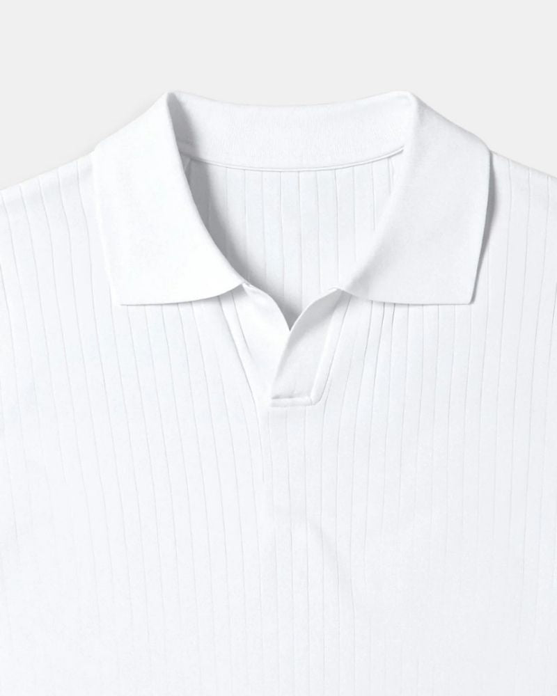 PISA RIBBED COTTON POLO