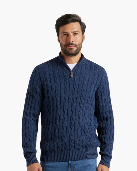 TAEBAEK ZIPPED SWEATER
