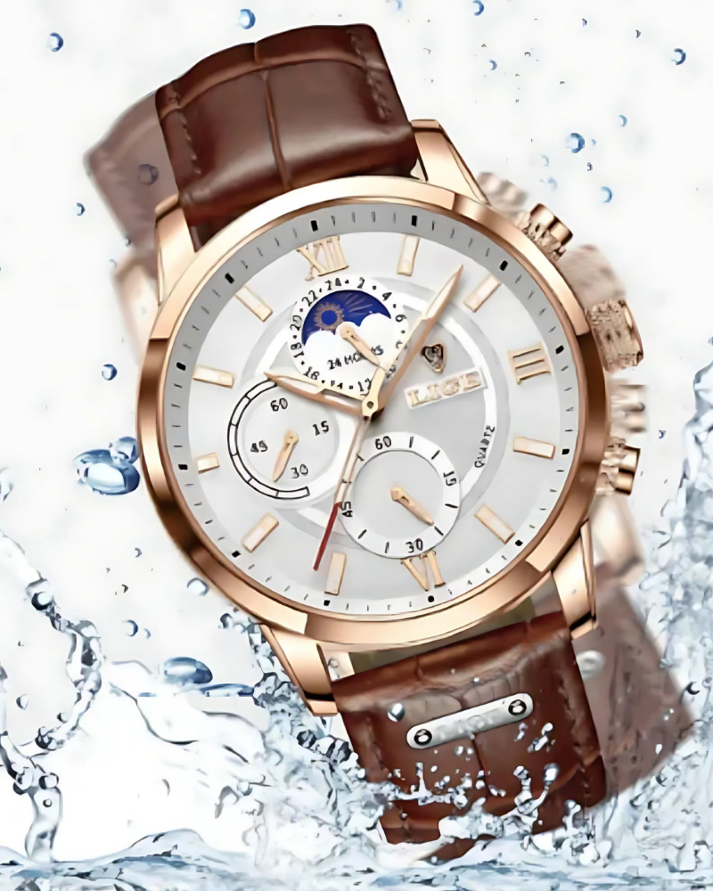 LUGANO CLASSIC WATCH (WATERPROOF) 43MM