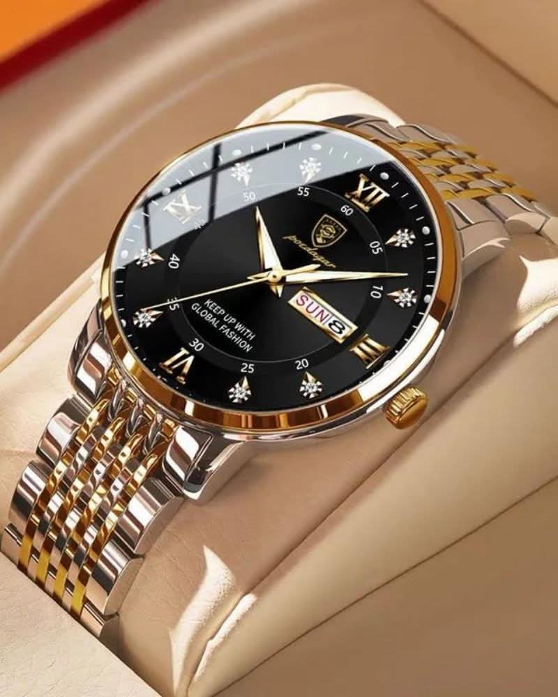 QUARTZO STEEL WATCH (WATERPROOF) 41MM
