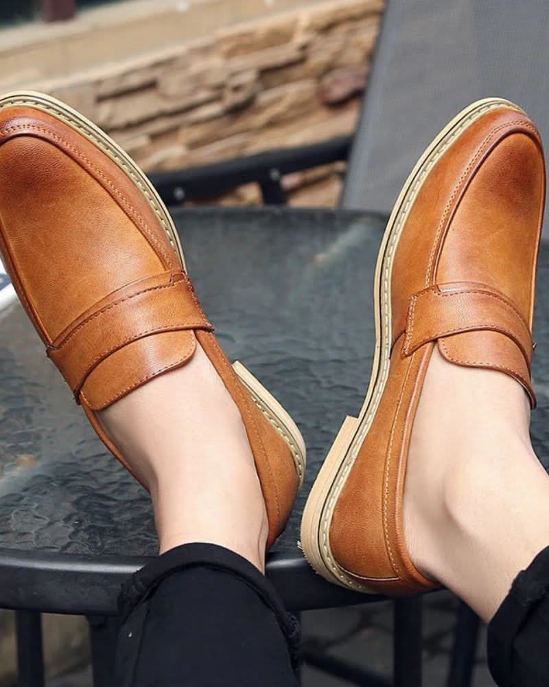 LOAFERS LEATHER TARGET