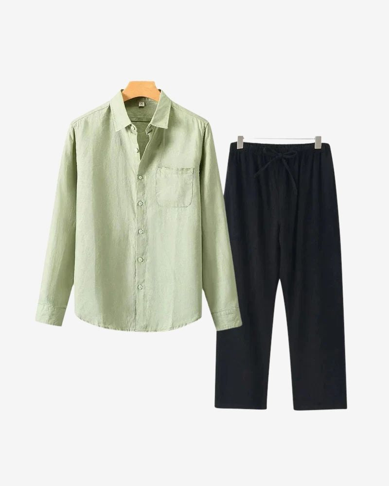 OLD MONEY LINEN SET – LONG SLEEVE