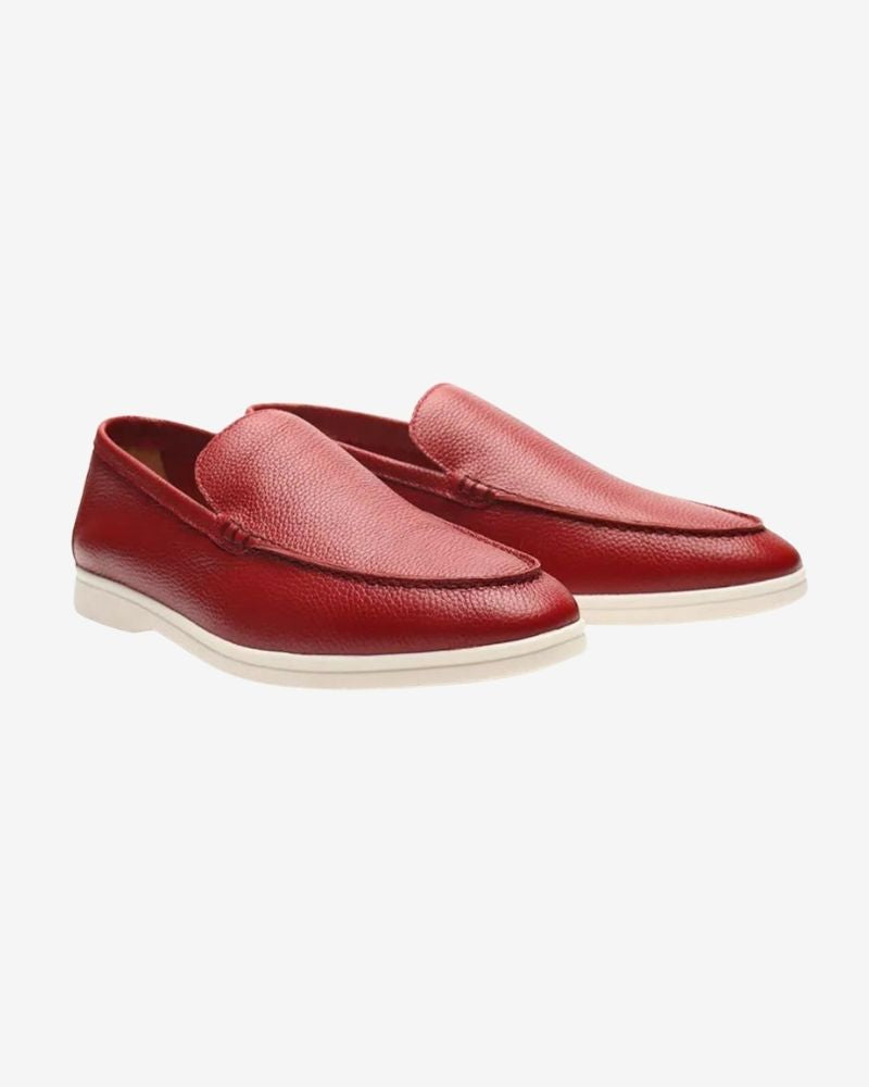 COWHIDE LEATHER LOAFERS