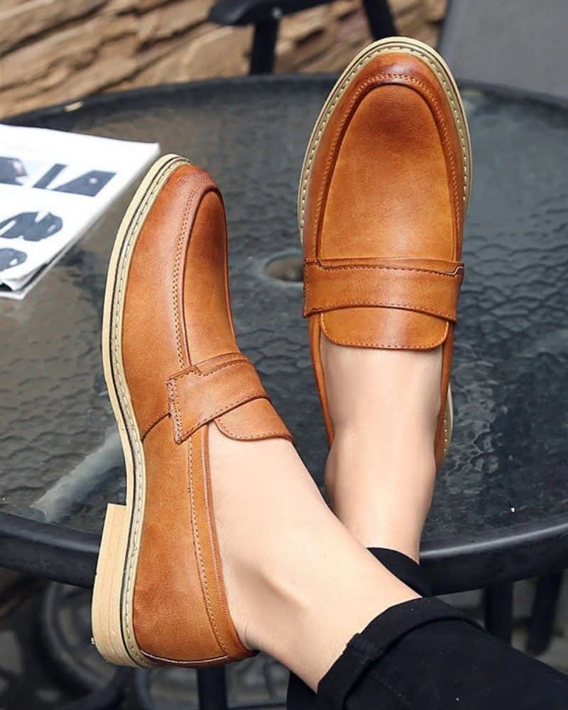 LOAFERS LEATHER TARGET