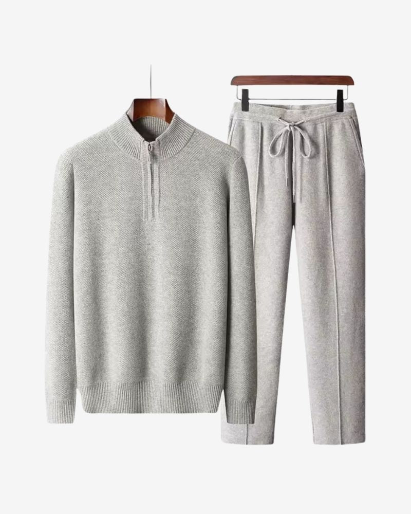 OLD MONEY MERINO WOOL TRACKSUIT – ZIP UP
