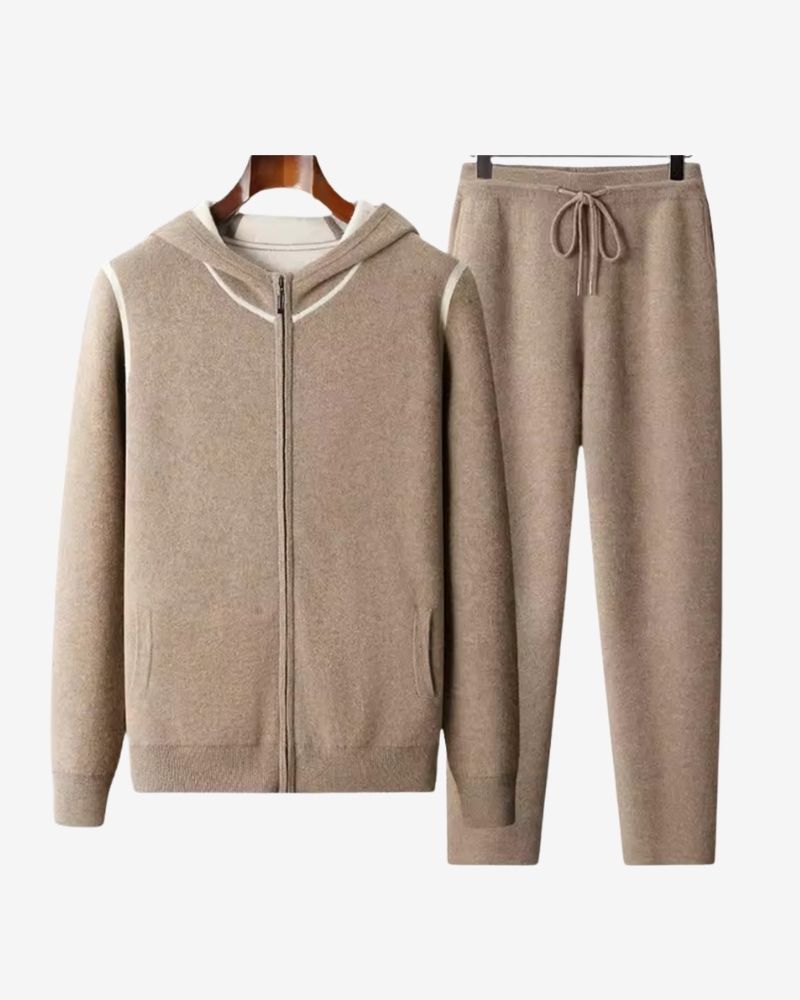 LUXURY CASHMERE TRACKSUIT SET – OLD MONEY STYLE