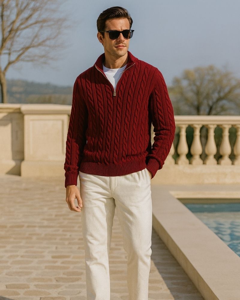TAEBAEK ZIP-UP JUMPER
