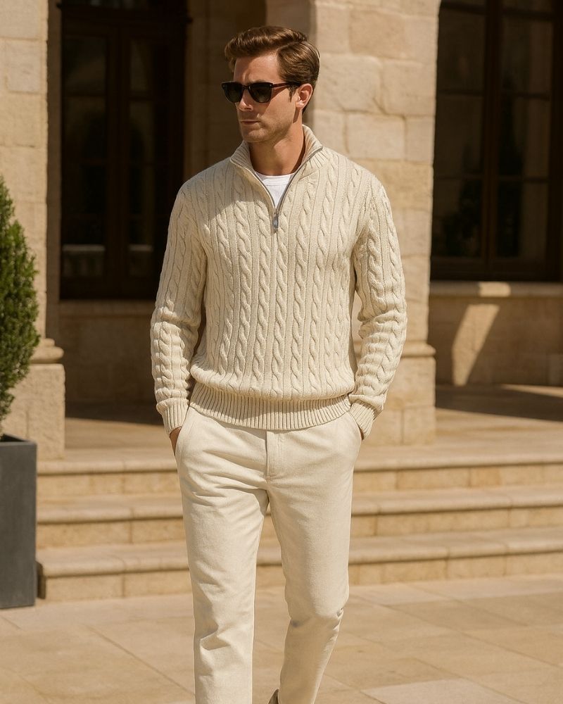 TAEBAEK ZIP-UP JUMPER