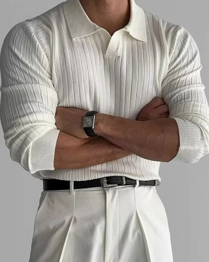 SUWON V‑NECK POLO