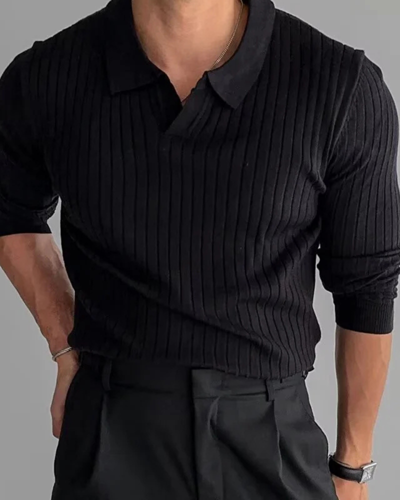 SUWON V‑NECK POLO