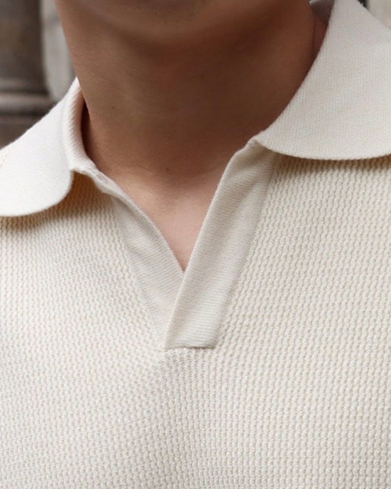 BUSAN V‑NECK POLO