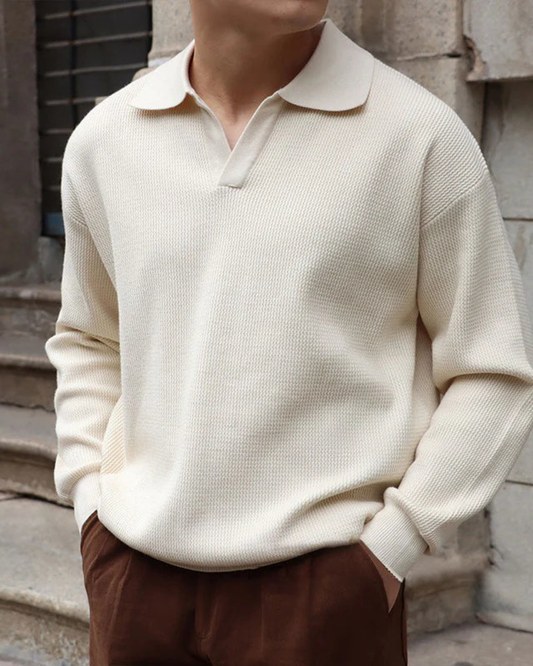 BUSAN V‑NECK POLO