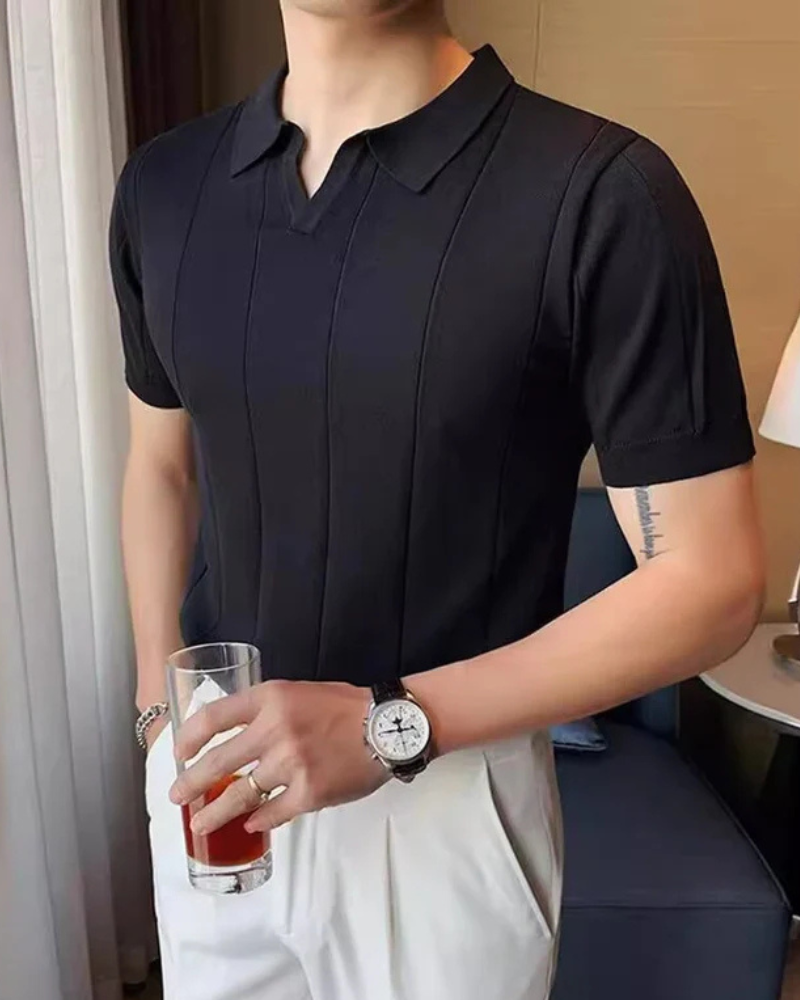 HANNAM V‑NECK POLO