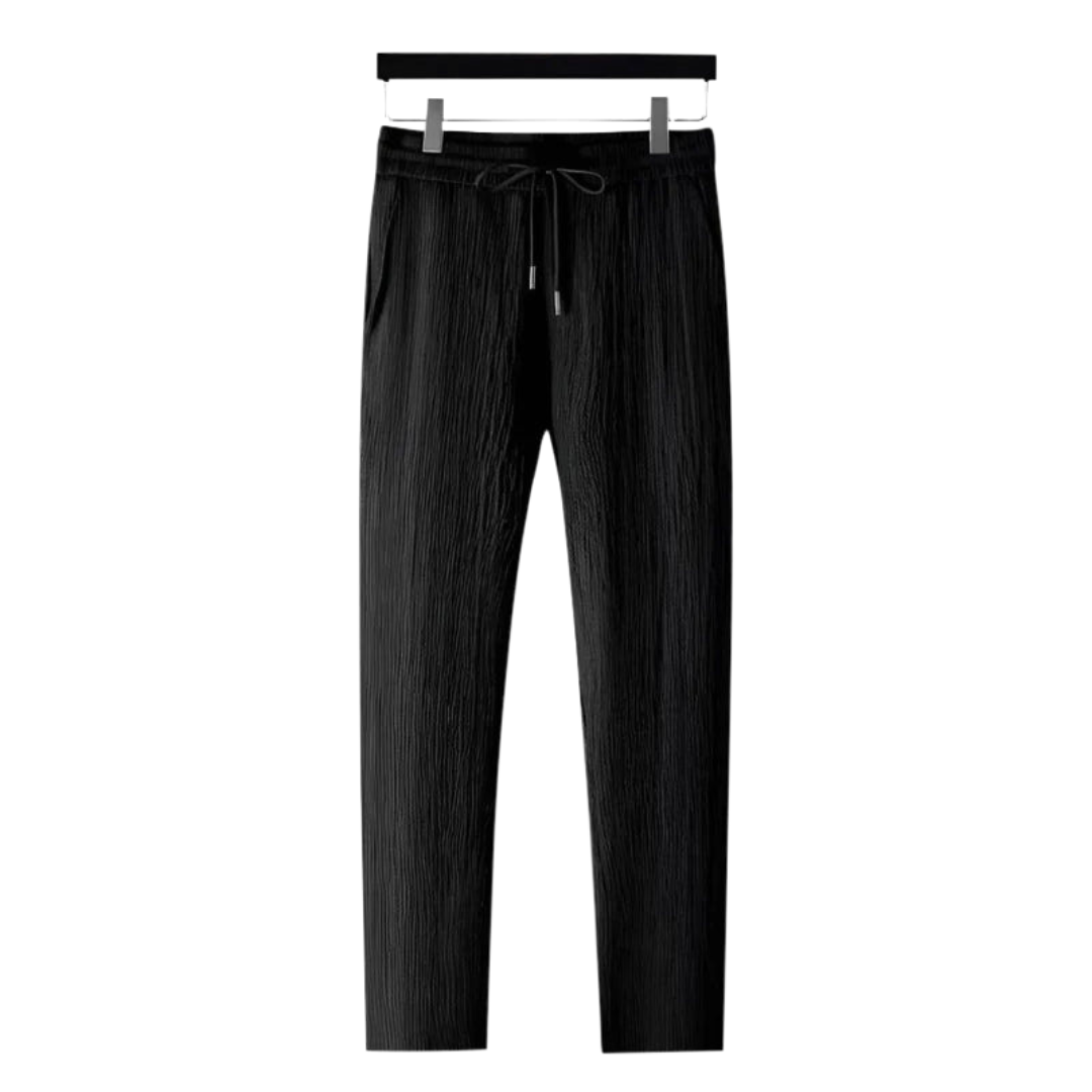QUIET LUXURY COTTON POLO & PANTALON SET
