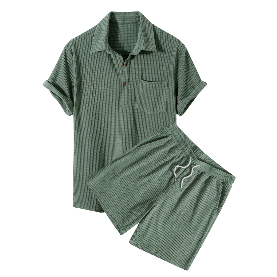 OLD MONEY SHORT-SLEEVED SET – TULUM