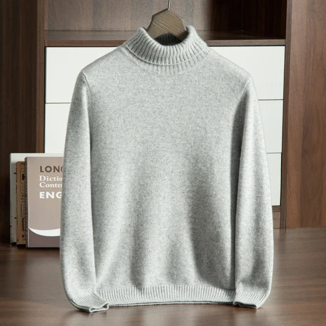 LUXURY CASHMERE TURTLENECK JUMPER