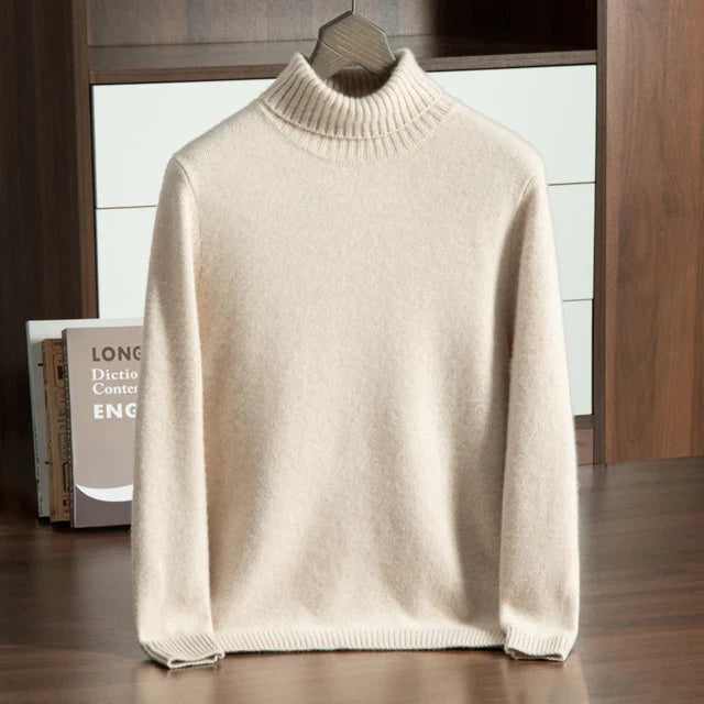 LUXURY CASHMERE TURTLENECK JUMPER