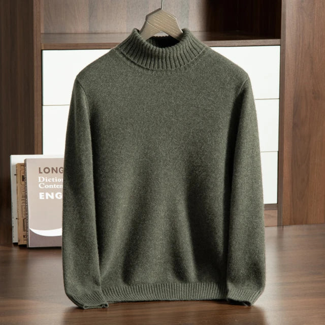 LUXURY CASHMERE TURTLENECK JUMPER