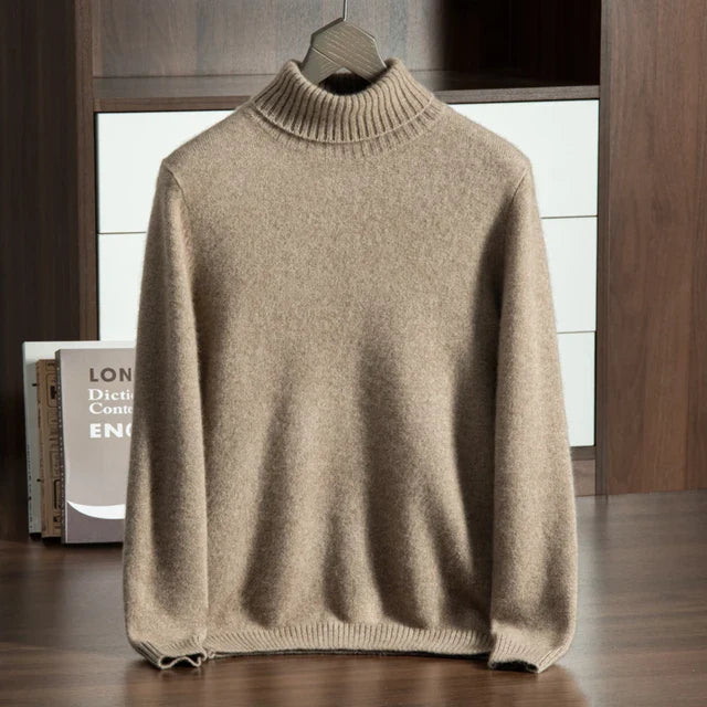 LUXURY CASHMERE TURTLENECK JUMPER