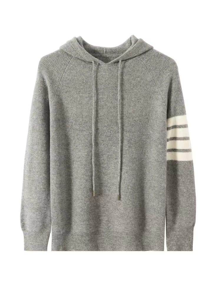 TIMELESS MERINO WOOL TRACKSUIT SET – STRIPE
