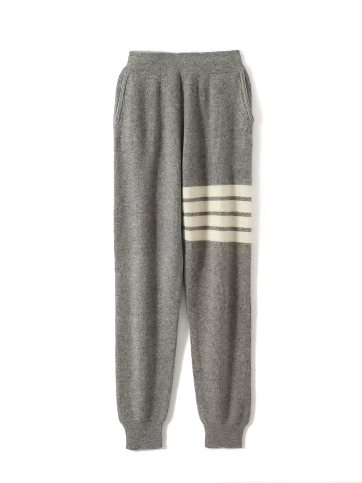 TIMELESS MERINO WOOL TRACKSUIT SET – STRIPE