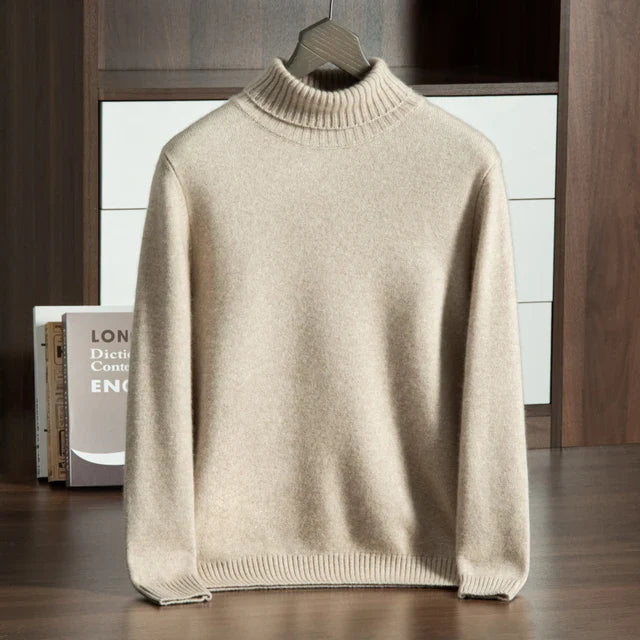 LUXURY CASHMERE TURTLENECK JUMPER