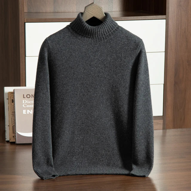 LUXURY CASHMERE TURTLENECK JUMPER