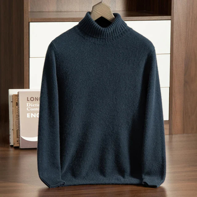 LUXURY CASHMERE TURTLENECK JUMPER