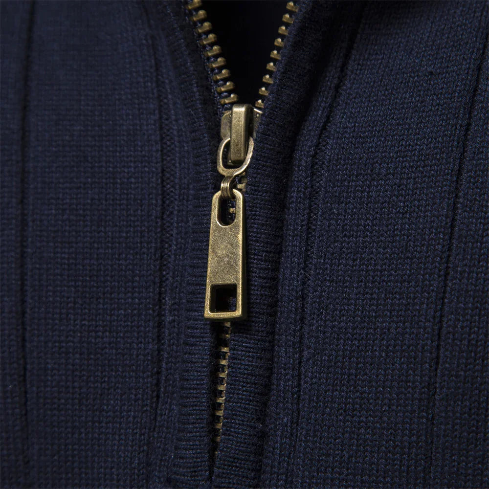 ZIPPER PULLOVER JUMPER
