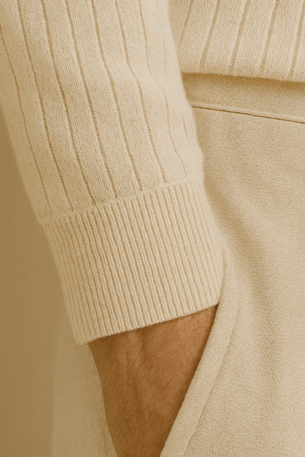 STRIPED LONG SLEEVE POLO